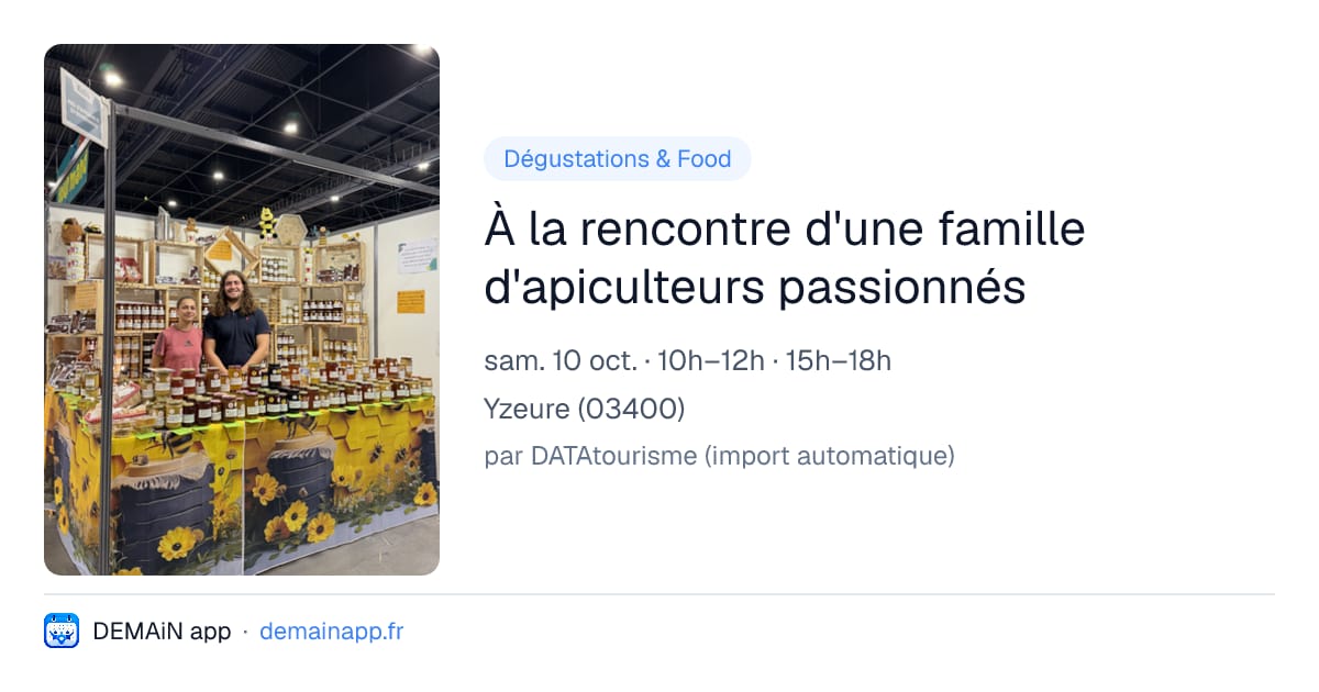 À la rencontre d'une famille d'apiculteurs passionnés — Yzeure