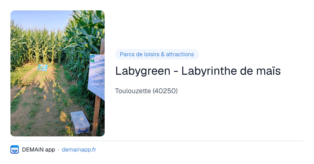 Labygreen - Labyrinthe de maïs — Toulouzette