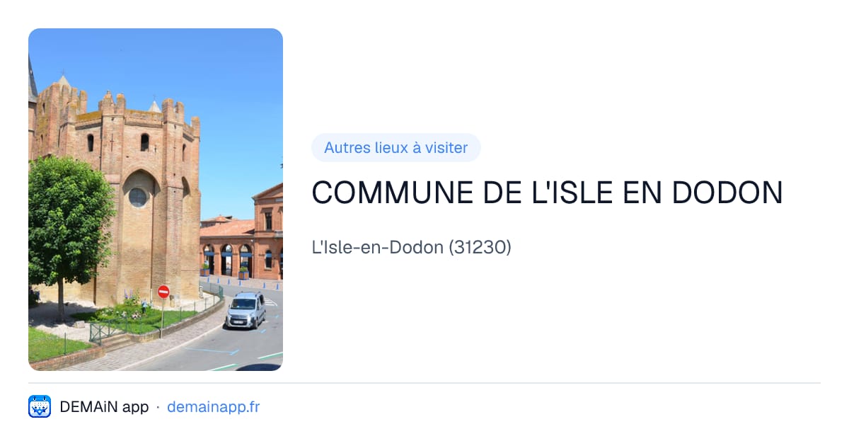 COMMUNE DE L'ISLE EN DODON — L'Isle-en-Dodon