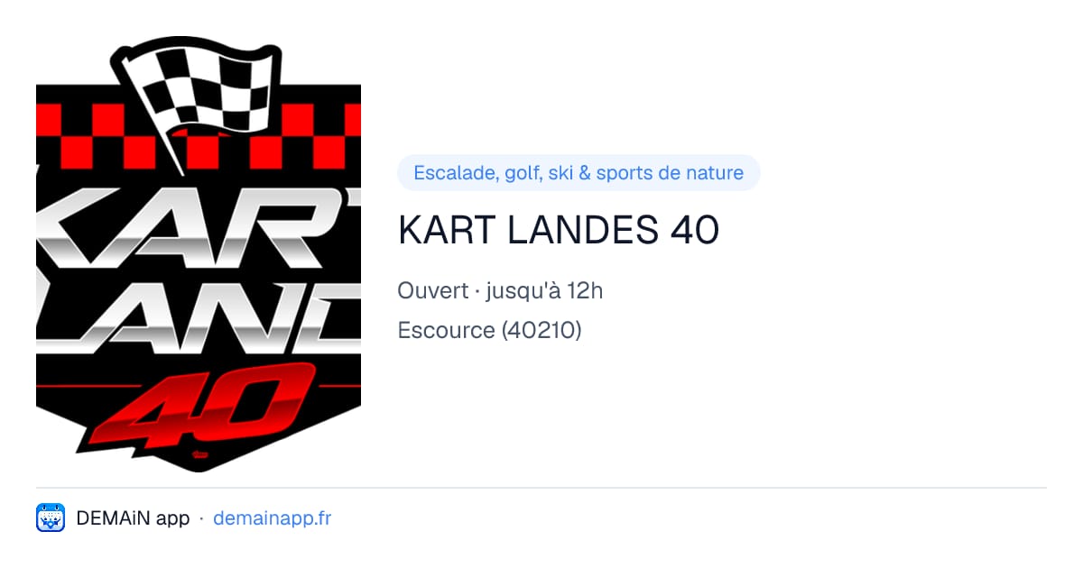 KART LANDES 40 — Escource