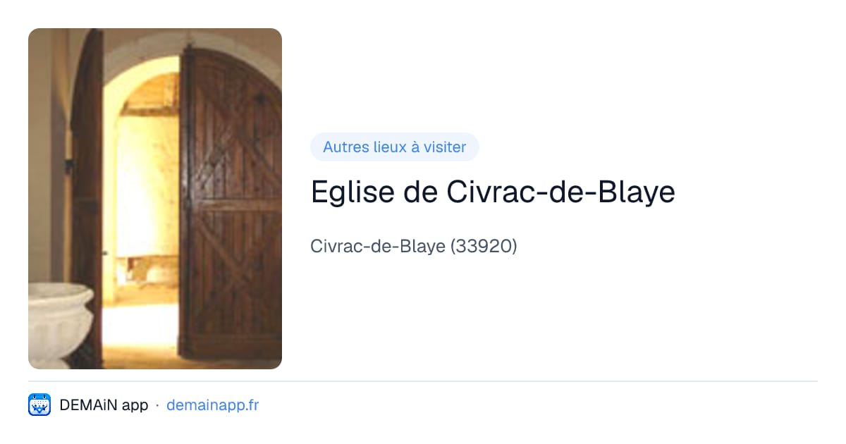 Eglise de Civrac-de-Blaye — Civrac-de-Blaye