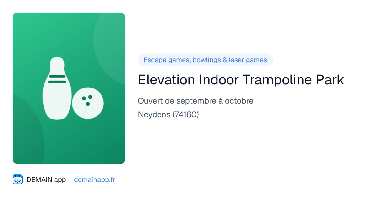 Elevation Indoor Trampoline Park — Neydens