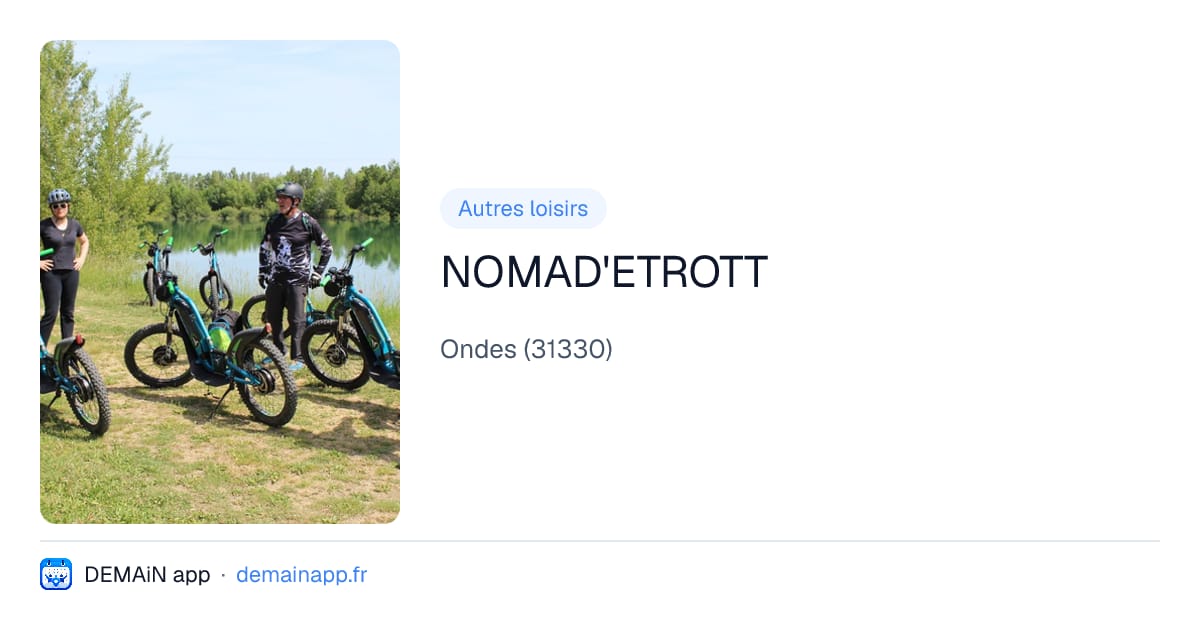 NOMAD'ETROTT — Ondes