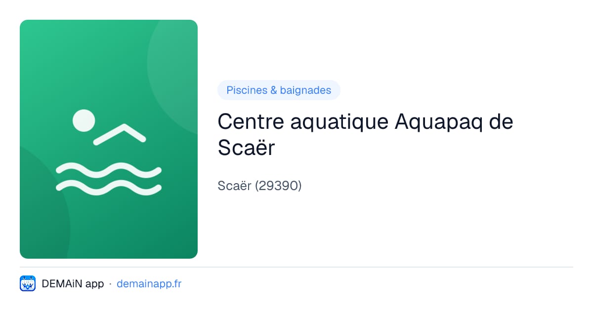 Centre aquatique Aquapaq de Scaër — Scaër