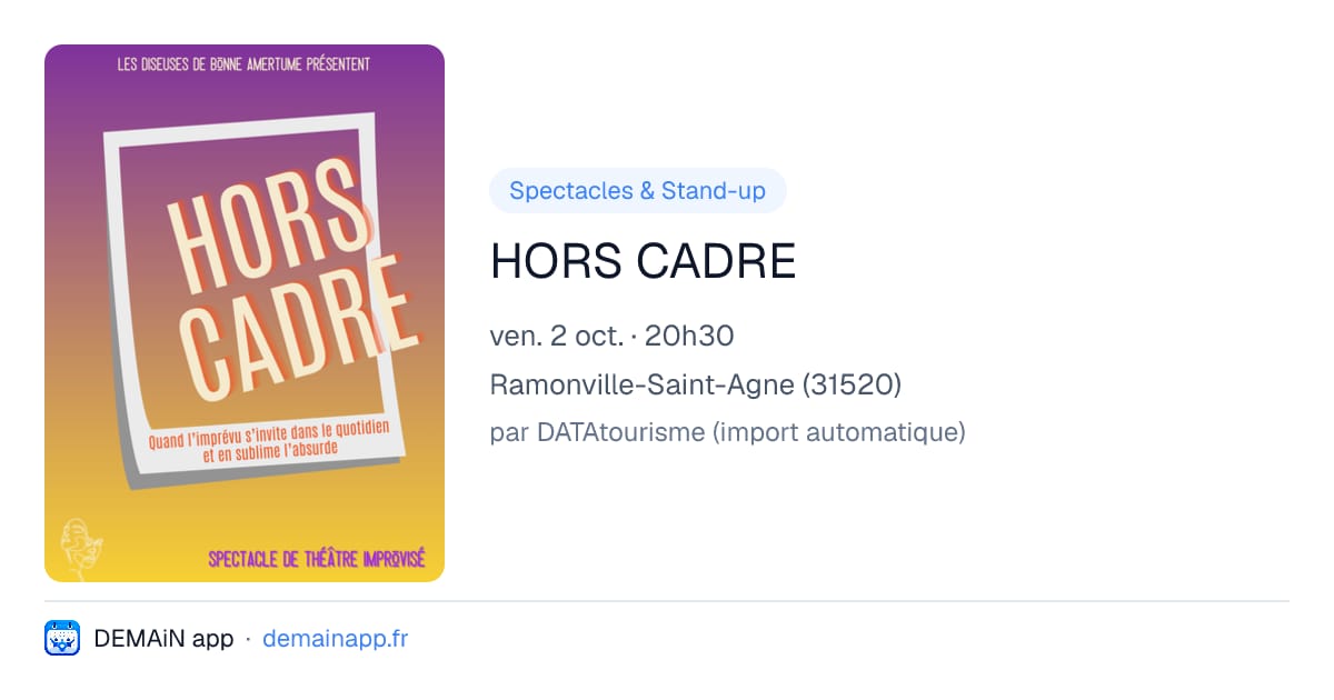 HORS CADRE — Ramonville-Saint-Agne