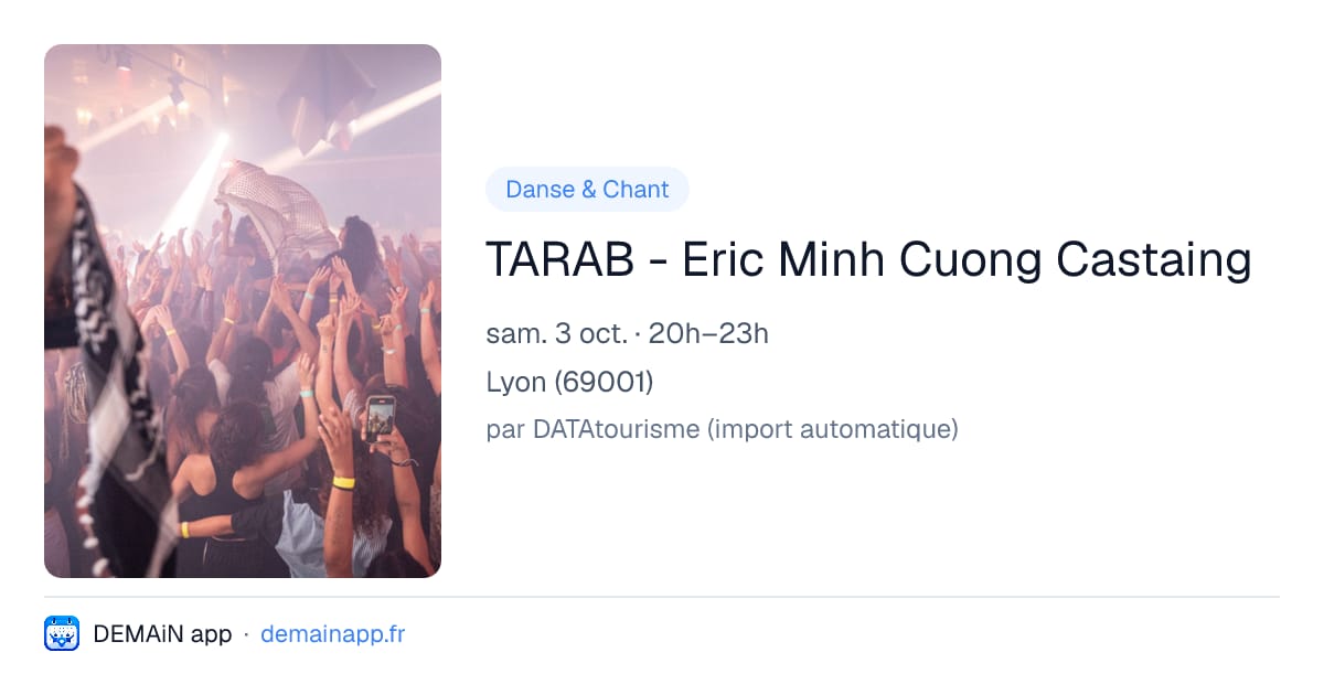 TARAB - Eric Minh Cuong Castaing — Lyon