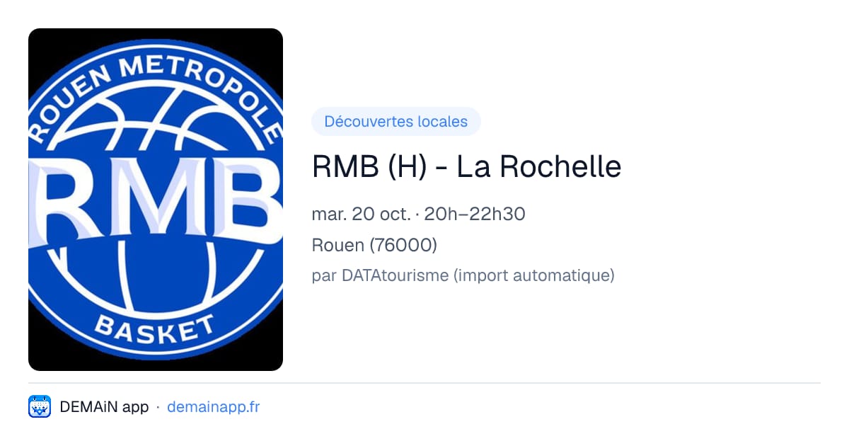 RMB (H) - La Rochelle — Rouen