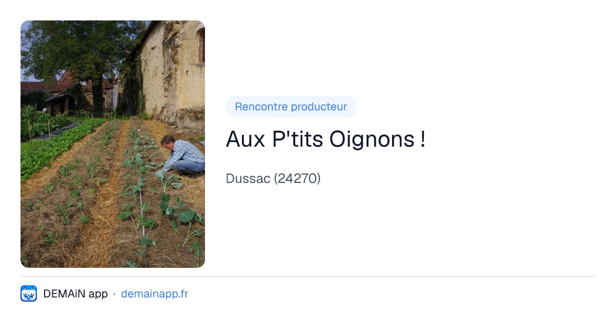 Aux P'tits Oignons ! — Dussac