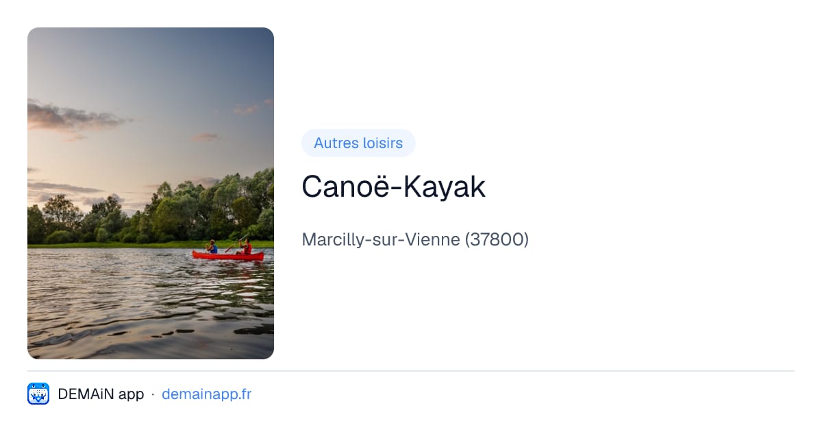 Canoë-Kayak — Marcilly-sur-Vienne