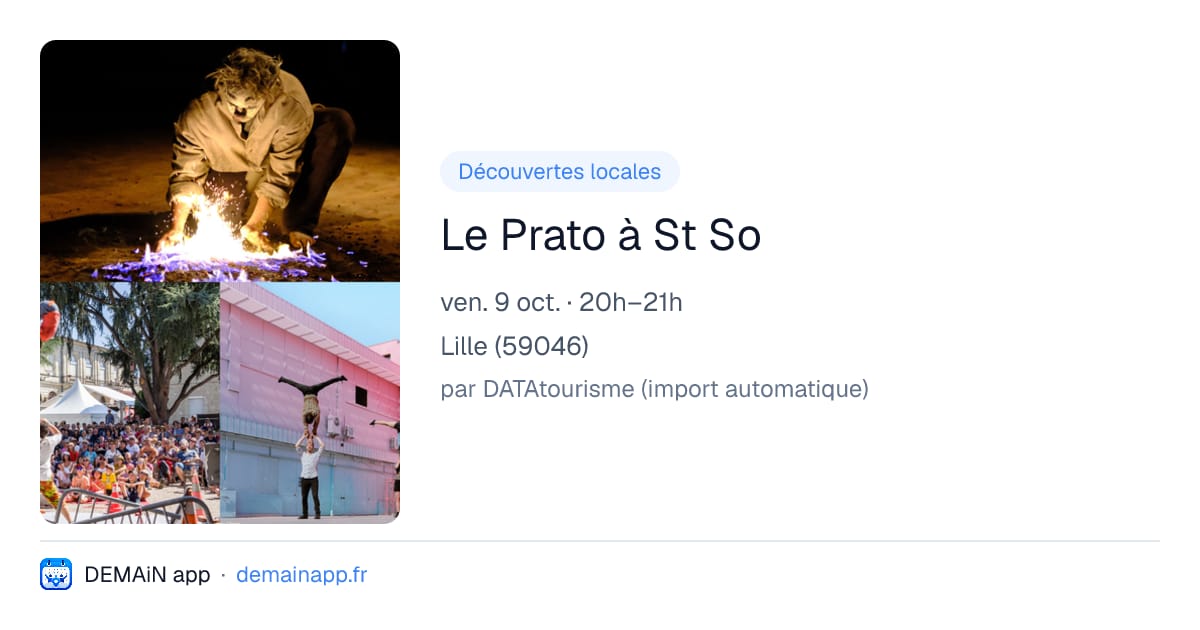 Le Prato à St So — Lille