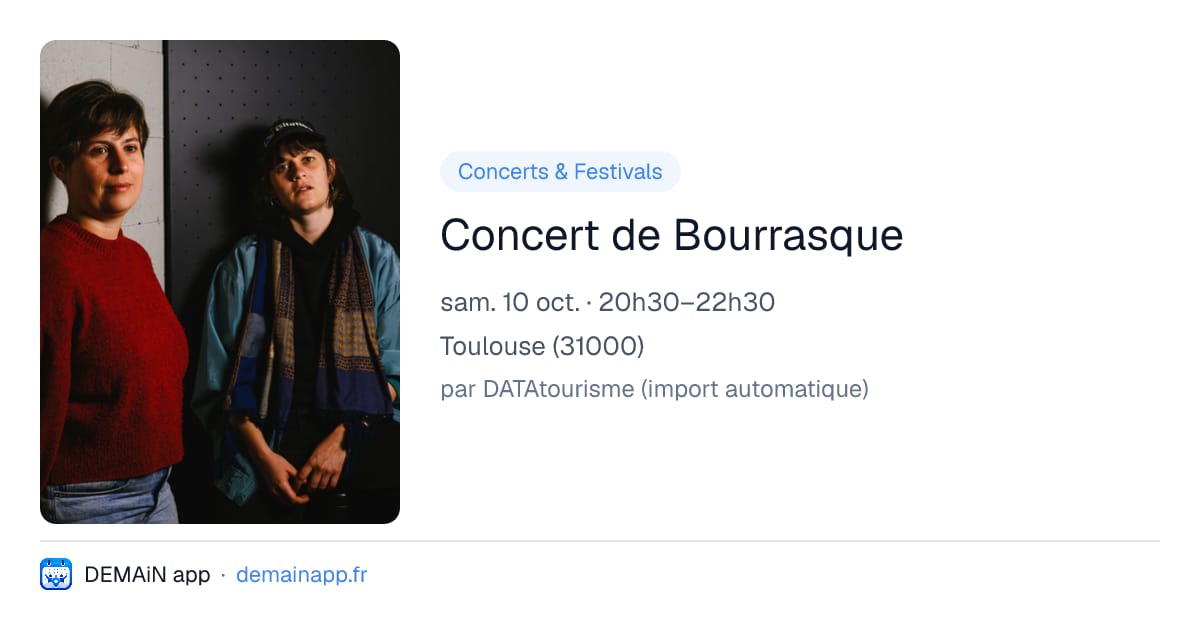 Concert de Bourrasque — Toulouse