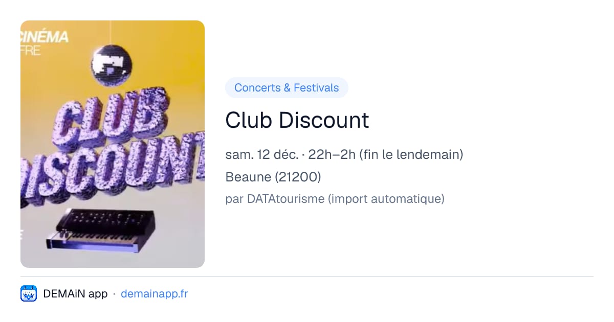 Club Discount — Beaune