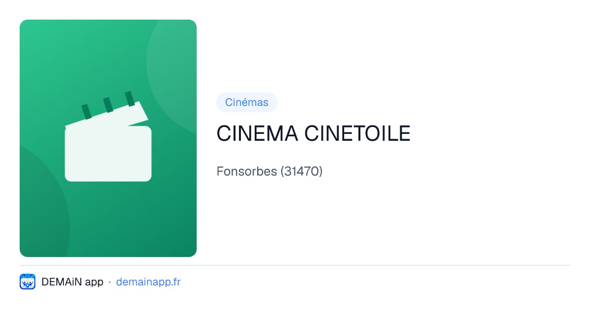 CINEMA CINETOILE — Fonsorbes