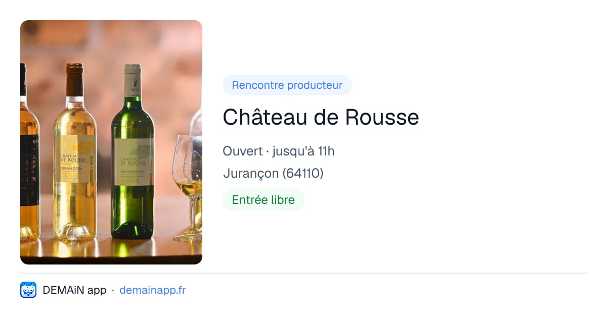 Château de Rousse — Jurançon