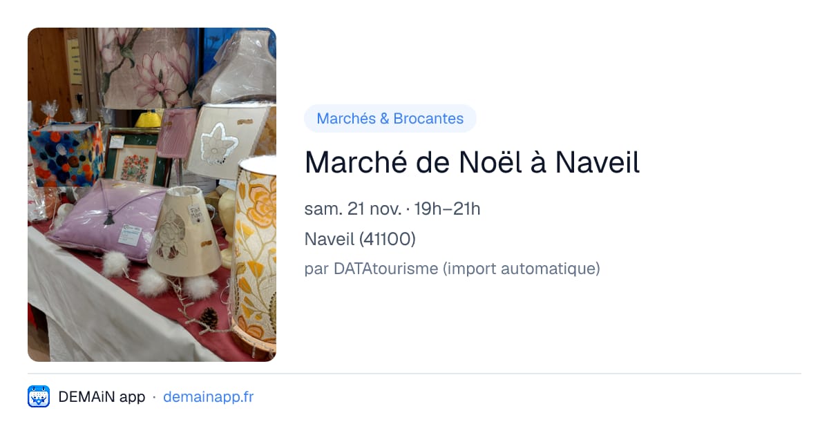 Marché de Noël à Naveil — Naveil