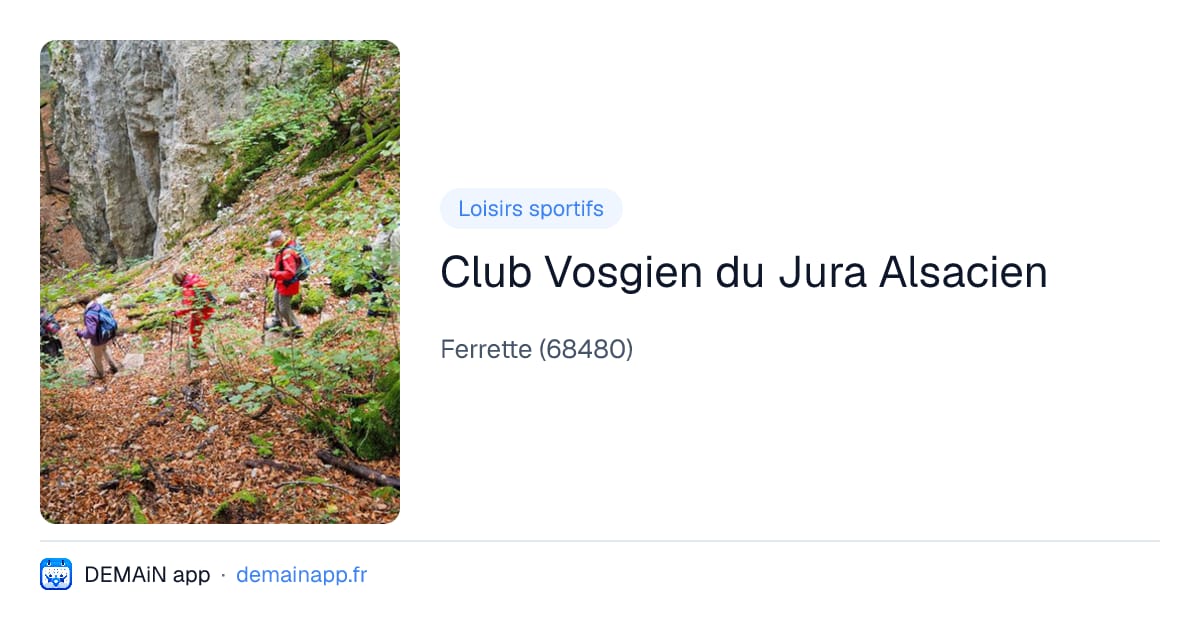Club Vosgien du Jura Alsacien — Ferrette