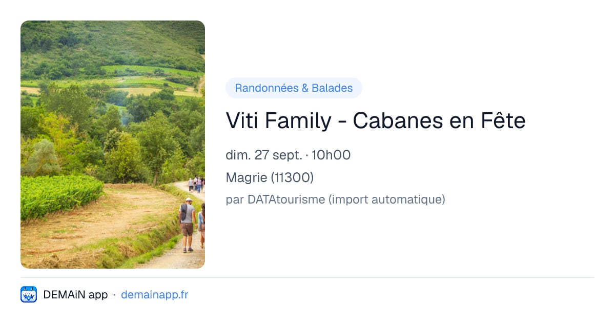 Viti Family - Cabanes en Fête — Magrie