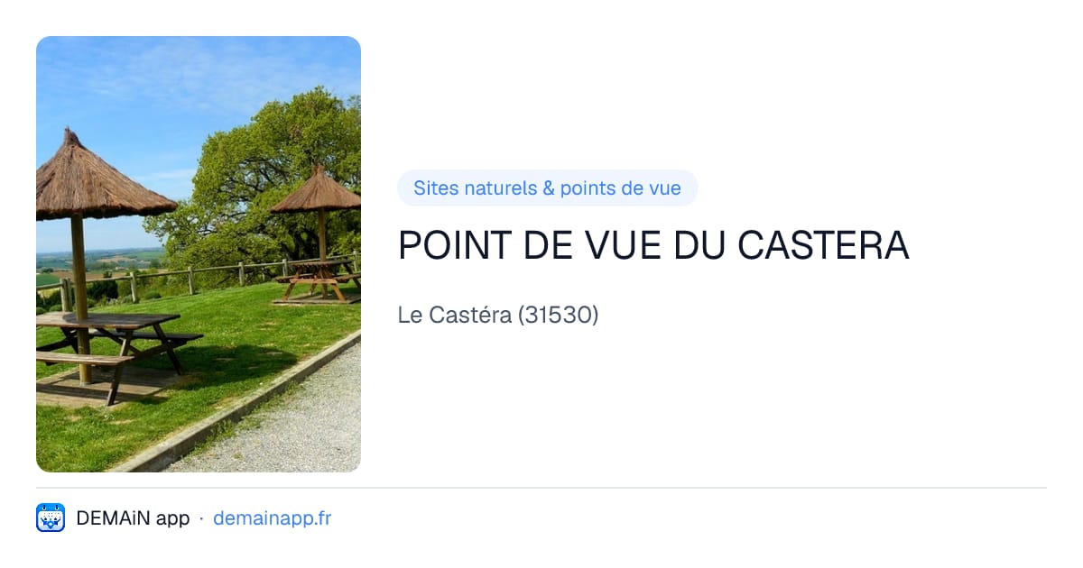 POINT DE VUE DU CASTERA — Le Castéra