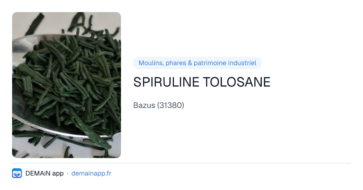 SPIRULINE TOLOSANE — Bazus