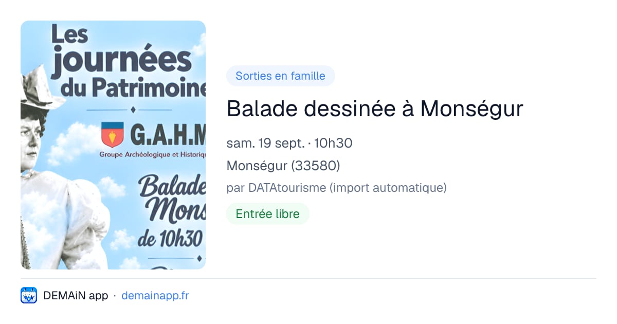Balade dessinée à Monségur — Monségur