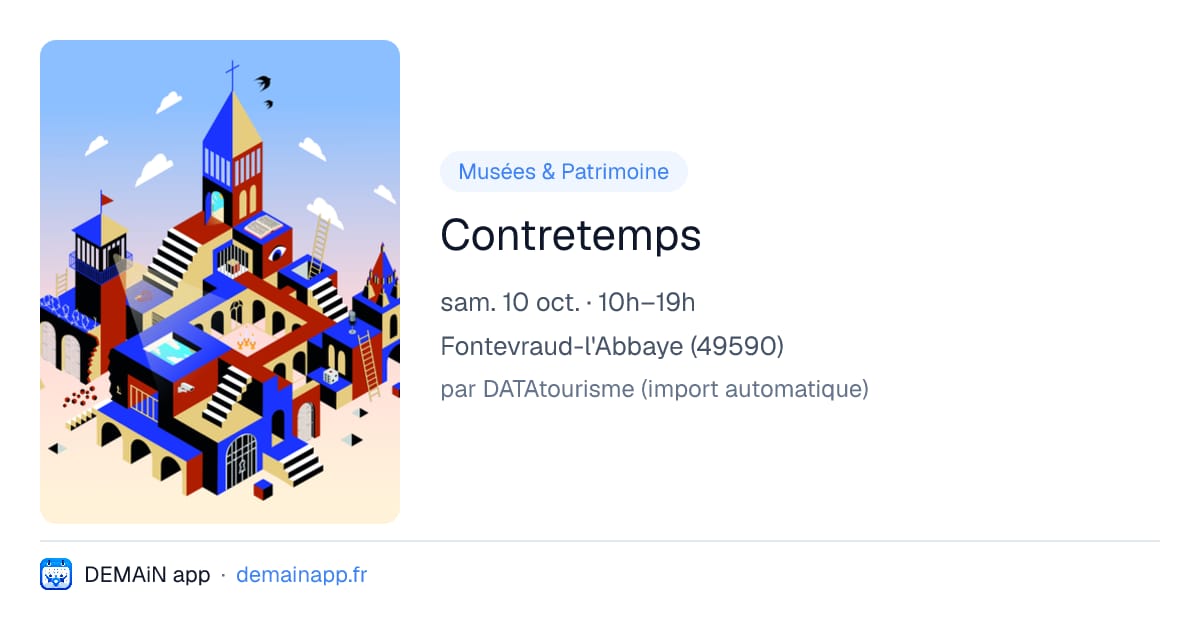 Contretemps — Fontevraud-l'Abbaye