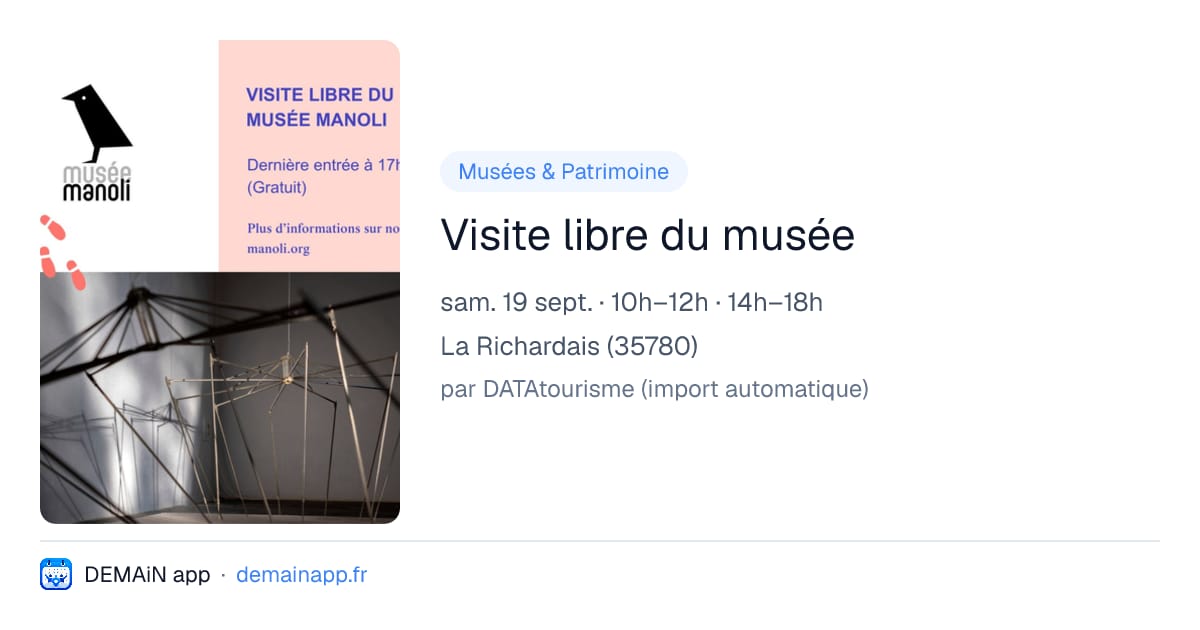 Visite libre du musée — La Richardais