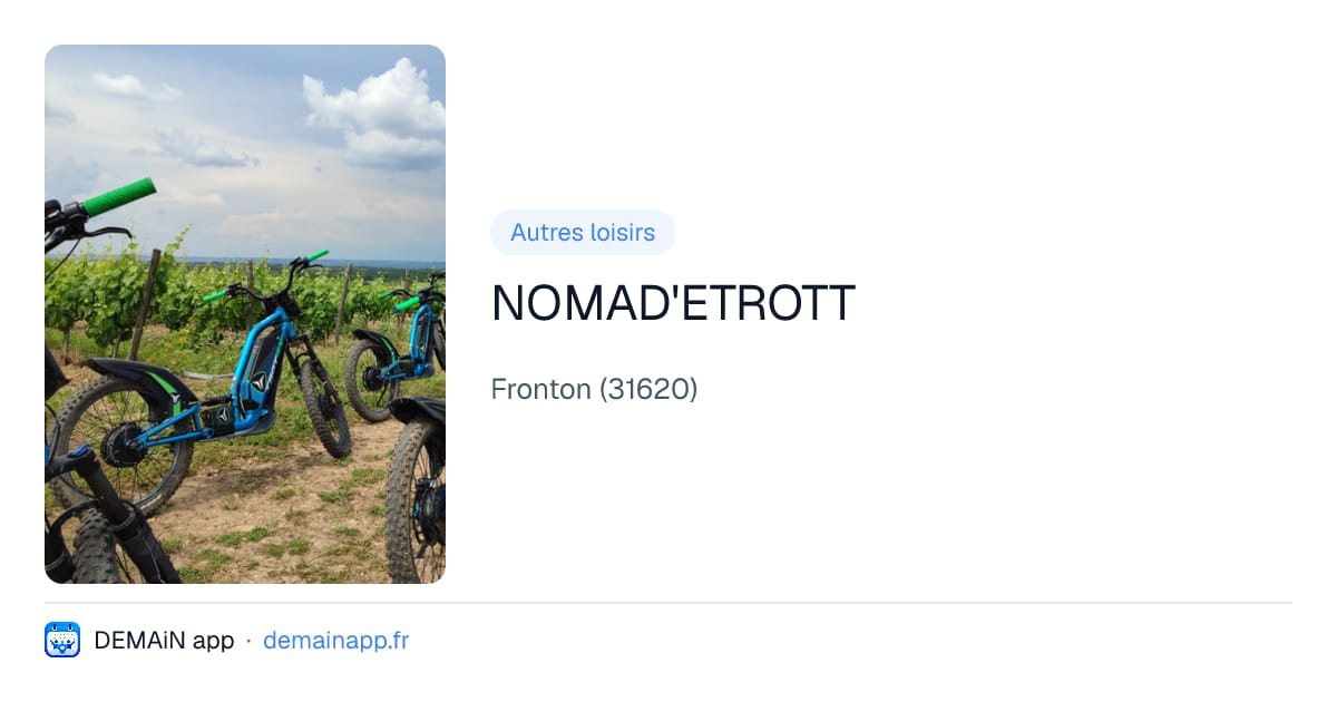 NOMAD'ETROTT — Fronton
