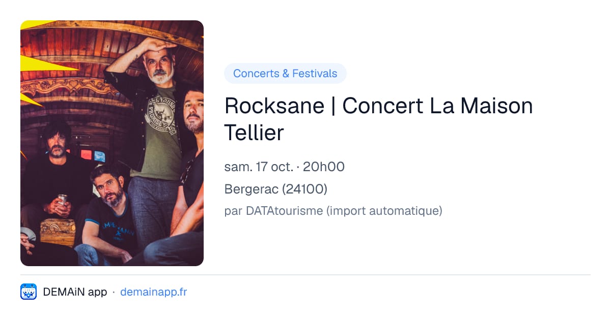 Rocksane | Concert La Maison Tellier — Bergerac