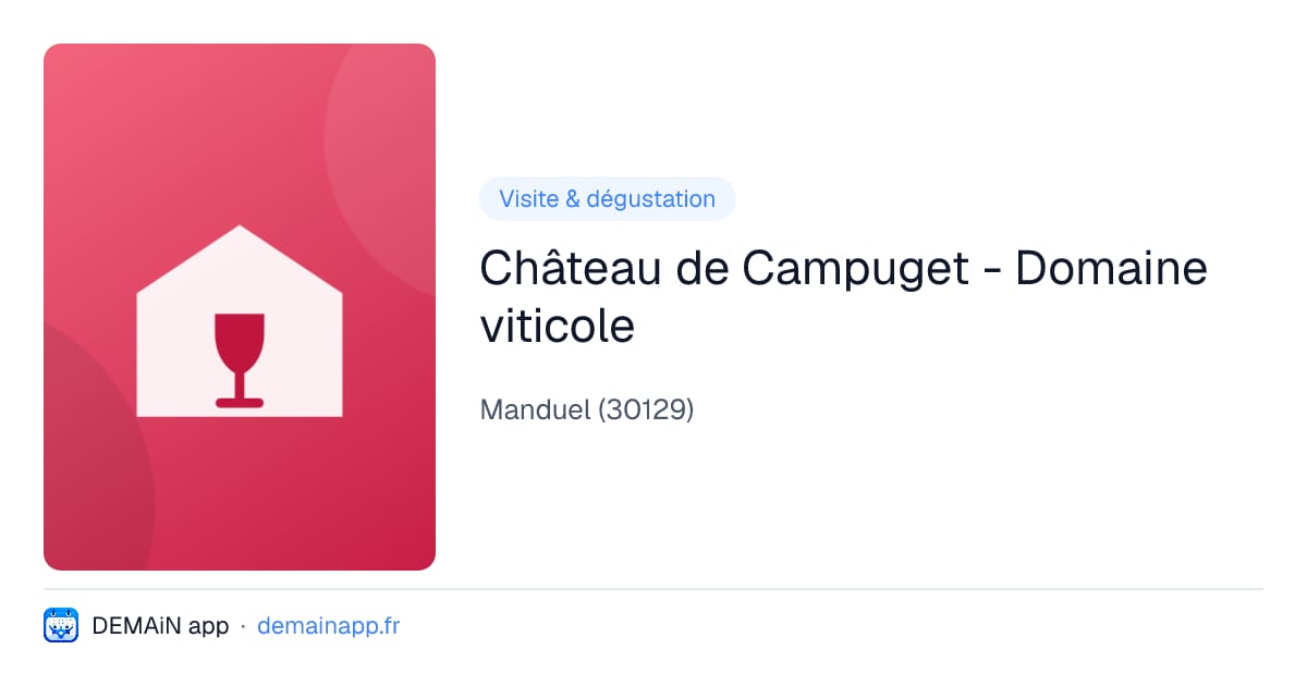 Château de Campuget - Domaine viticole — Manduel