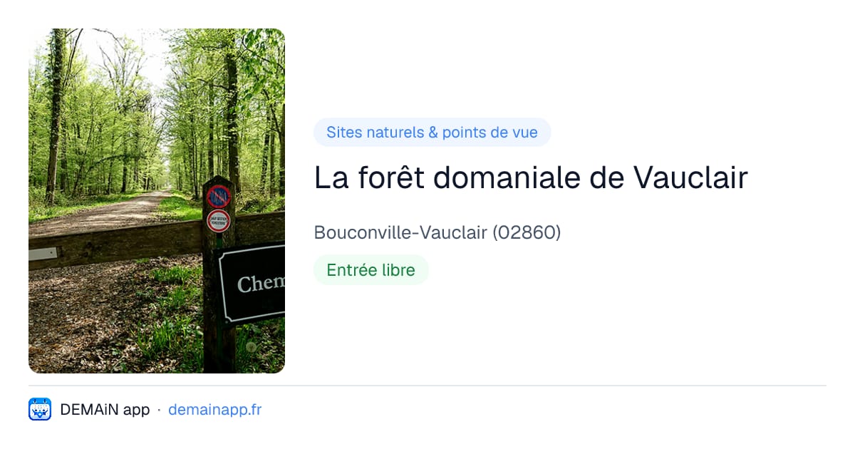 La forêt domaniale de Vauclair — Bouconville-Vauclair