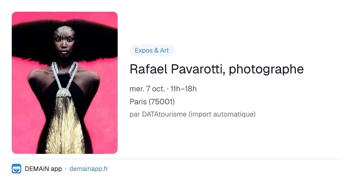Rafael Pavarotti, photographe — Paris