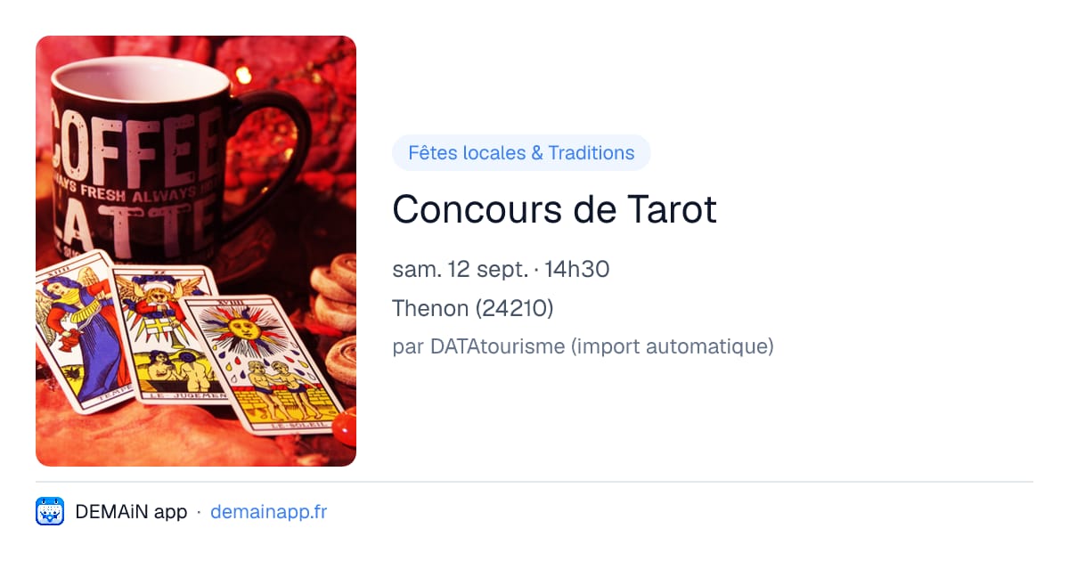 Concours de Tarot — Thenon
