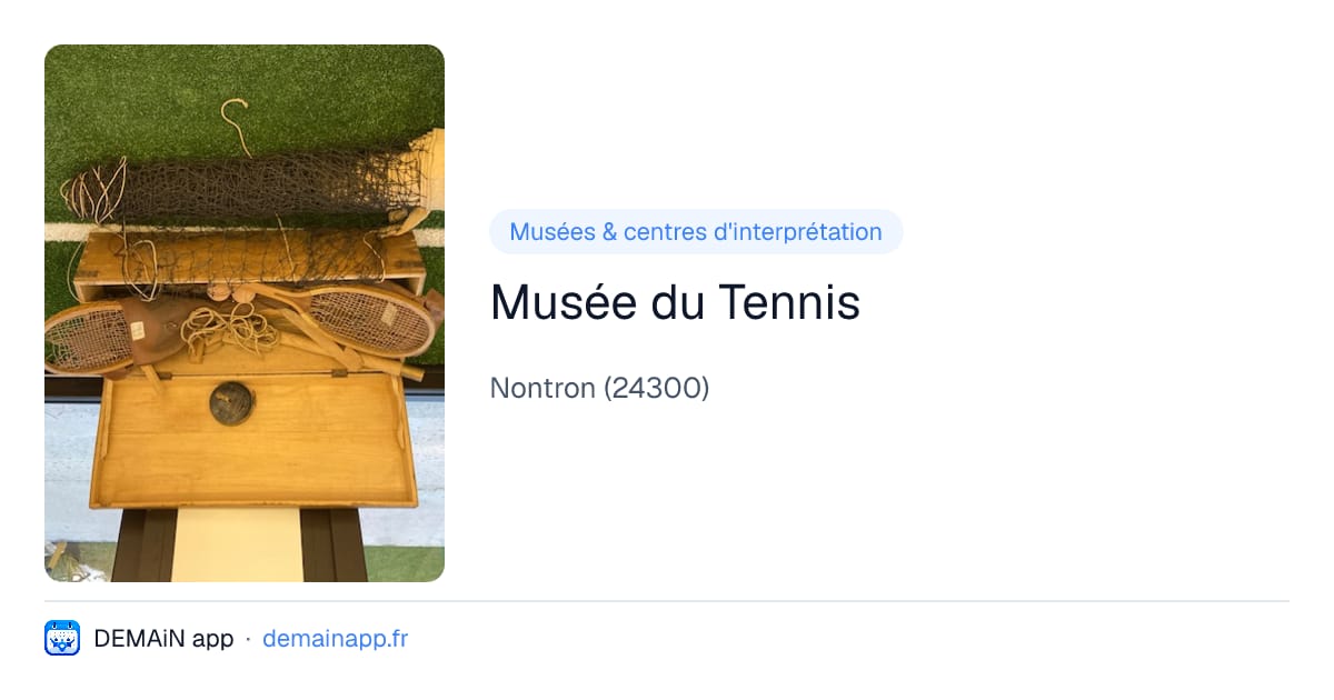 Musée du Tennis — Nontron