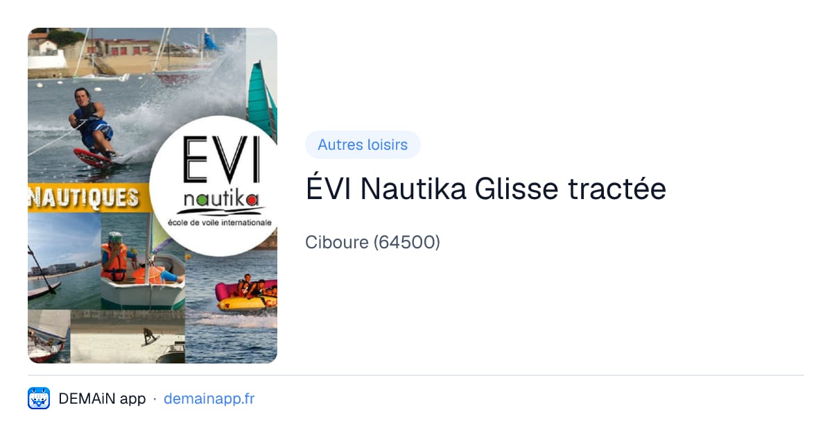 ÉVI Nautika Glisse tractée — Ciboure